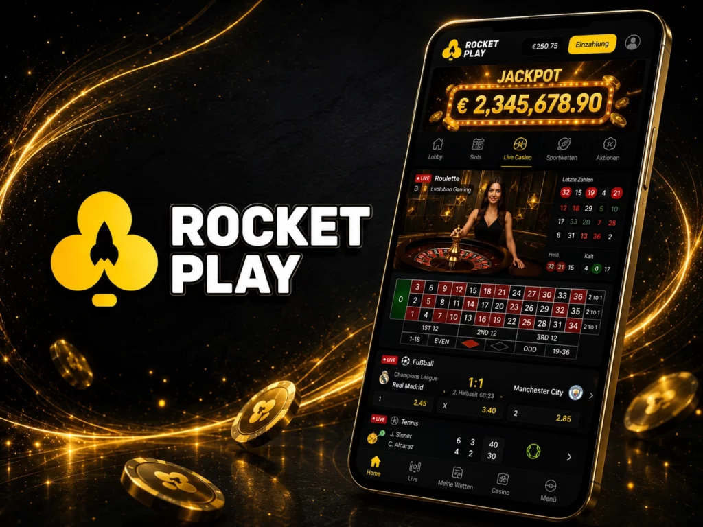 Verpasse nie wieder ein Live-Spiel oder einen Jackpot