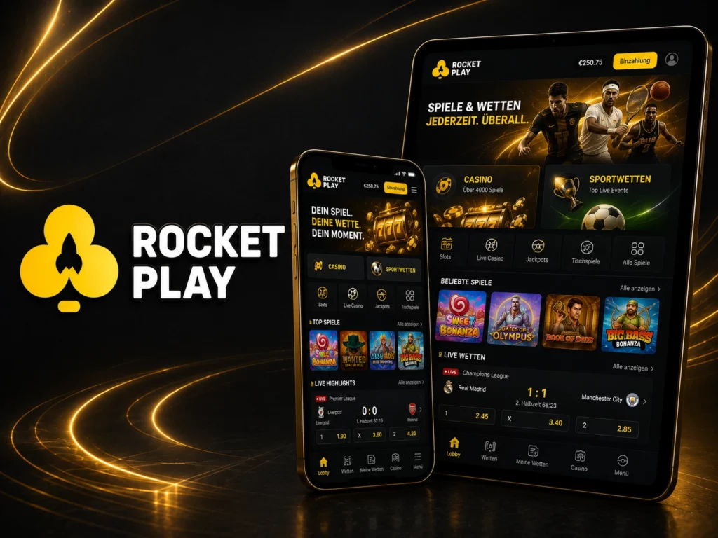 Mobil bei Rocket Play Casino spielen