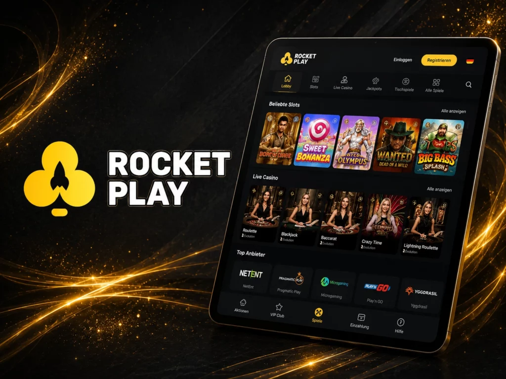 Spiele und Provider bei Rocket Play